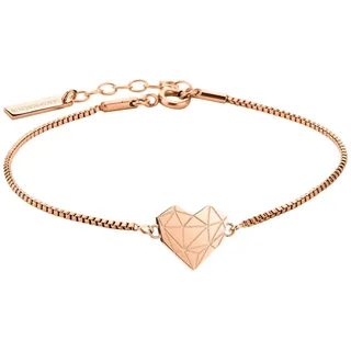 Liebeskind Berlin Damen Armband Herz Edelstahl roségold 20 cm