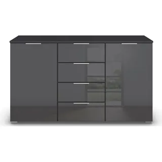 Rauch »Sideboard Kombikommode Schubladenkommode AGORDO mit Glasfront«, mit 4 Schubkästen und 2 Türen sowie Metallgriffen MADE IN GERMANY