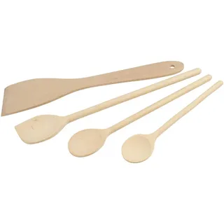 Fackelmann Pfannenwender Holz 20 cm, 25 cm, 30 cm