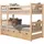 Etagenbett Sammy 90 x 200 cm Kiefer massiv weiß lackiert