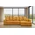 Ecksofa mit schlaffunktion und bettkasten Sofa L-form L-form Orange Ottomane Rechts Orange