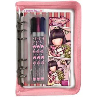 Gorjuss Karussell Briefpapier Set 5 Stück Lachs - Bunt