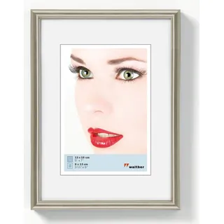 walther design Bilderrahmen stahl 10 x 15 cm Galeria Kunststoffrahmen KD015H
