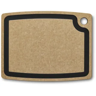 Victorinox Schneidebrett, Gourmet Serie, Cutting Board M 36.8 x, 28.6 x, 0.9, Saftrille, Klingenschonend, Spülmaschinengeeignet, Braun