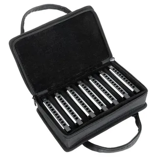 Classic Cantabile AHBS-7 Alabama Blues Harmonica 7er Set