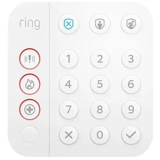 Ring Alarm Keypad (2nd Gen) 4AK1SZ-0EU0 Funk-Alarmanlagen-Erweiterung Keypad