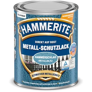 Metall-Schutzlack 250 ml hammerschlag metallblau