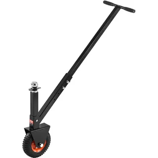 Vevor Rangierhilfe Anhänger, 136kg Stützlastkapazität, 42 & 56cm höhenverstellbarer Anhängerwagen, mit 47,6 & 50,8mm Kugeln, 8,5 Zoll pneumatischem Gummireifen, zum Bewegen von Wohnmobilanhängern