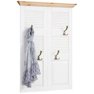 OTTO home Garderobenpaneel Ayanna 84 x 111 x 6 cm Weiß