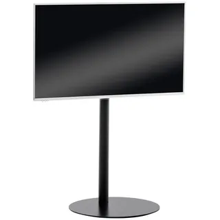 CLP TV Rack Metall Schwarz-Matt , 64x100x53 cm , Wohnzimmer, TV Möbel, TV-Ständer