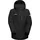 Herren Hooded Mens Hardshell Insulated Jackets Schwarz 3XL EU