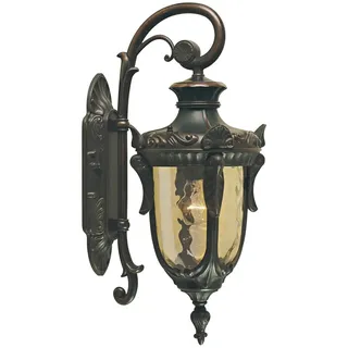 Licht-Erlebnisse Wandleuchte Amy Außen IP44 Vintage Bronze Antik E27