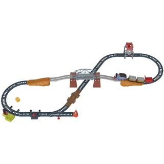 Thomas & Friends Fisher-Price ​Thomas & Friends 3-in-1 Pakettransport Zugset mit batteriebetriebenem Thomas für Kinder im Kindergartenalter ab 3 Jahren, HGX64, Nicht Zutreffend