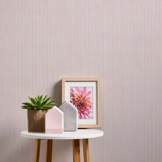 A.S. Création Streifentapete Creme Rosa - A.S. Création Maison Charme 390761 - Vliestapete - 10,05 m x 0,53 m Made in Germany