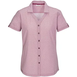 killtec Damen Funktionsbluse Kurzarm/Bluse KOS 46 WMN WVN SHRT, Beaujolais, 38, 42842-000