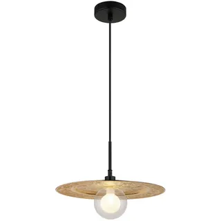 Globo Hängeleuchte , Klar, Opal, Schwarz, Goldfarben , Metall, Kunststoff, Glas , 119 cm , Ce , Lampen & Leuchten, Leuchtenserien