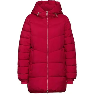 STREET ONE Damen A201971 Lange Steppjacke, carpet red, 40