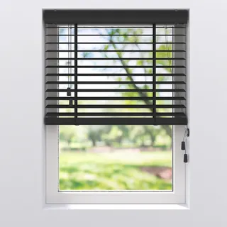 Cocoon Bambus-Jalousie 90 x 240 cm Schwarz