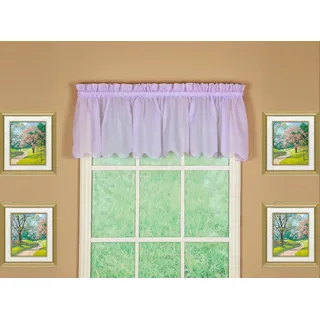 Today's Curtain Emelia Voile-Volant, 35,6 cm, Flieder, 152,4 x 35,6 cm (B x L)