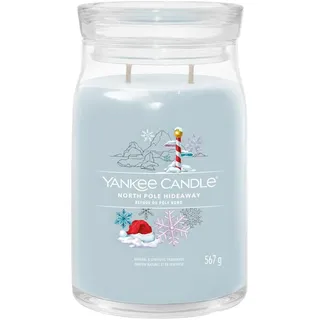 Yankee Candle North Pole Hideaway Duftkerze 567 g blau