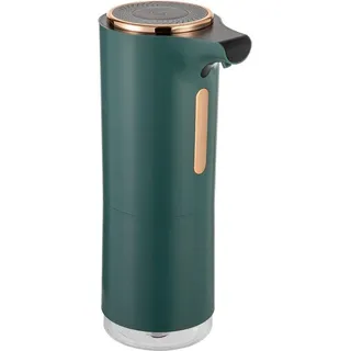 Elektrische, oplaadbare zeepdispenser mit Infrarot-Sensor für den Badezimmerschrank, grün, 10,15 x 7,44 x 19,7 cm, 250 ml Inhalt - Grün