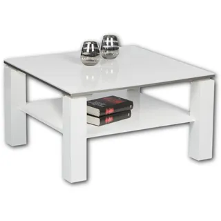 Stella Trading ROMY MINI Weiß Hochglanz 75 x 41 x 75 cm