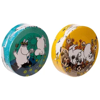 Puckator Moomin komprimiertes Reisehandtuch – für Rucksackreisen und Reisen unerlässlich – Hangover Kit – Urlaub Reisen Camping Must Haves Zubehör – Dünnes Mini-Gesichts-Handtuch erweiterbar