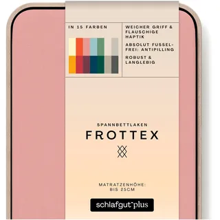 Schlafgut Spannbettlaken »Frottex«, 100% Frottee, lila