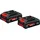 Akkupack 2x EXBA18V-40