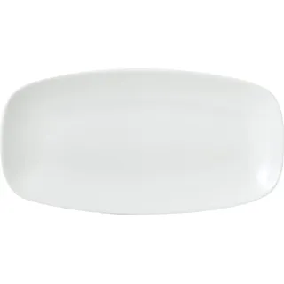 CHURCHILL Vellum Teller flach, weiß, Länge: 298 mm, Breite: 153 mm - Weiß