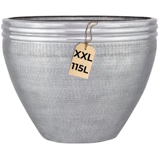 XXL Pflanzkübel Pflanztopf Blumenkübel Blumentopf Übertopf Indoor Outdoor Alu