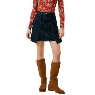 Pepe Jeans Mini Patch High Waist Denim Short Rock - Denim - M