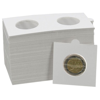 100 x 27,5 mm Hartberger Münzrähmchen Coinholder selbstklebend self adhesive