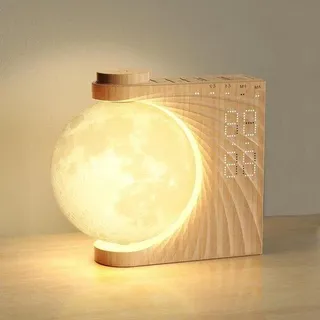 Sonne-Sonnenwecker mit doppeltem Wecker, Schlafhilfe, 10 Naturgeräuschen und 8 Farben - ideal als Geschenk für Erwachsene