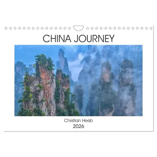 China Journey (Wandkalender 2026 DIN A4 quer), CALVENDO Monatskalender: Eine fotografische Reise durch China mit den schönsten Eindrücken dieser Republik. (CALVENDO Orte)