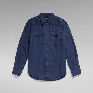 G-Star Marine Langarmhemd Sartho Blue Gd S