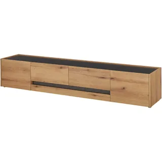 Home Affaire City/Giron Lowboard 220 cm Beige Holz