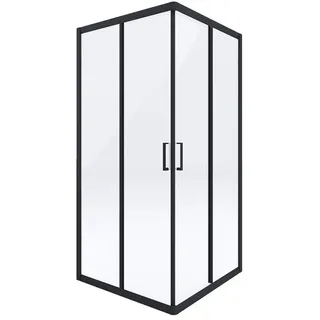 Deante Quadratische Duschkabine 80x80 Cm - Black / Transparent - One Size