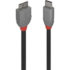 Bild von USB 3.2 Gen1 (USB 3.0 / USB 3.1 Gen1) USB-C® Stecker, USB-Micro-B 3.0 Stecker