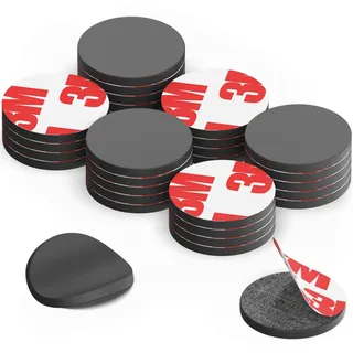 NogmeTaa Magnetpunkte selbstklebend stark - Runde Selbstklebende Magnete - Magnetplättchen selbstklebend rund für leichte Gegenstände - Magnete zum Kleben - Magnet Klebepads (30 Stück - 20 x 2 mm)