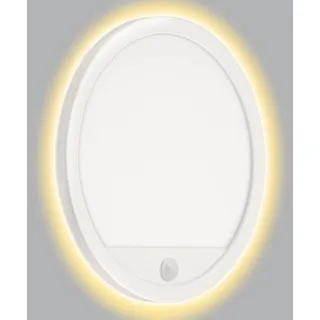Telefunken LED-Außenleuchte mit Bewegungsmelder Nizza Weiß 15 W