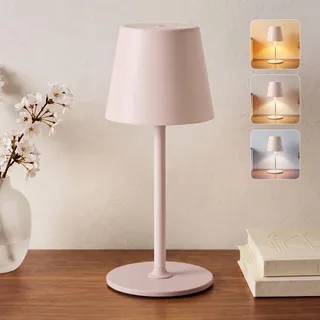 upxnbor Tischlampe Rosa-Beige 2 St.