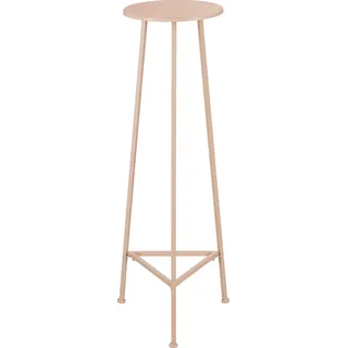 Mica Decorations Adine Pflanzenhocker - H120 x Ø35 cm - Metall - Hellrosa - Hellrosa