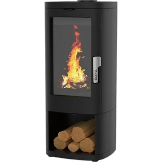 11,5 kw schwarzer gusseisen-holzofen - Supra FR9016200B - Schwarz