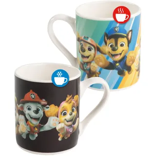 Paw Patrol Zaubertasse für Kinder - Kindertasse Becher Kinderbecher Tasse aus Keramik Farbwechseltasse 230 ml