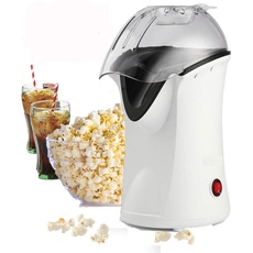 Voluker Popcornmaschine 1200W Heißluft Popcorn Maker für Zuhause, Popcornmaker Fettfrei mit Messbecher und abnehmbarem Deckel, BPA-Frei
