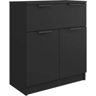 vidaXL Sideboard 60 x 70 x 30 cm schwarz
