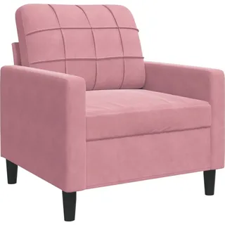 vidaXL Sessel Rosa 60 cm Samt - Rosa