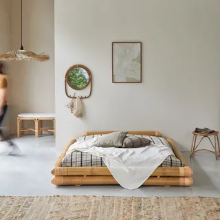 Balyss - Futonbett aus Bambus 160x200 cm