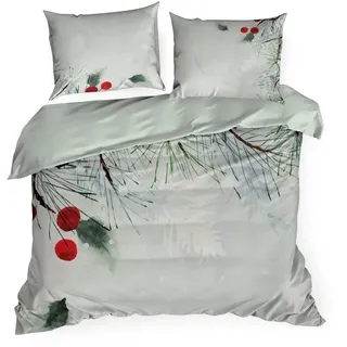 Bettwäsche Bettbezug 220x200cm Kissenbezug 2 Stk. 70x80cm Weihnachten Dekoration